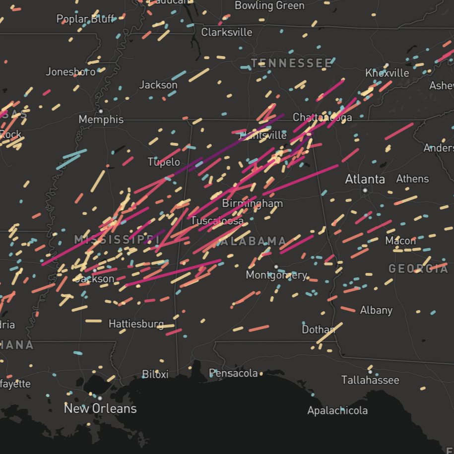Tornado Damage in the US: 2010-2018